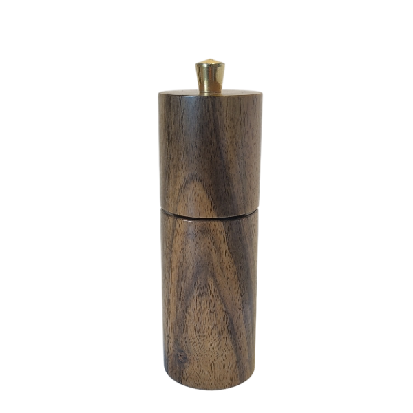 008 Pfeffermühle Nussbaum, H = 185 mm, CHF 135.-- Pfeffermühle aus Nussbaumholz, H=185mm – handgedrechselt von Thomas Kirsch
